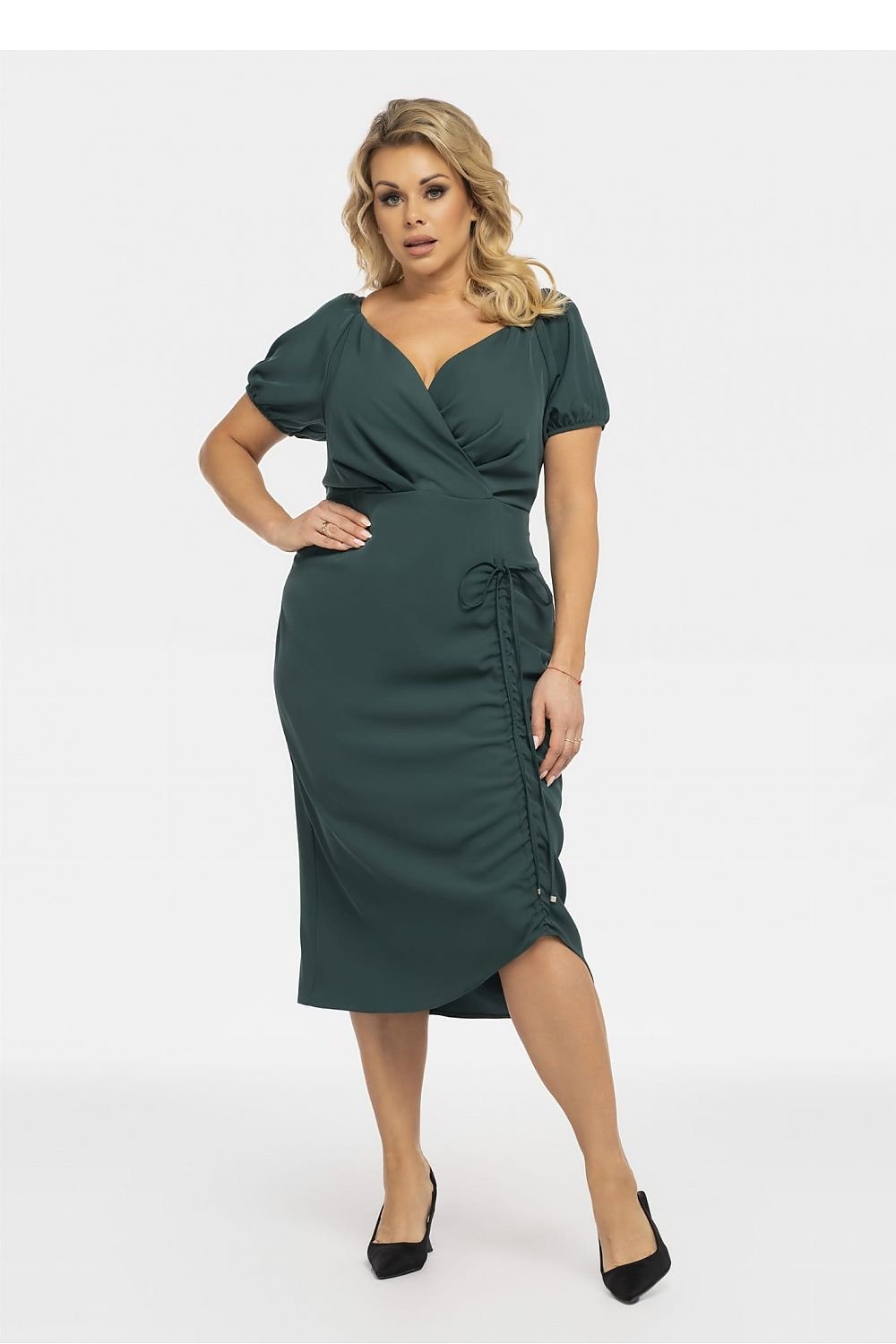 Plus size dress model 190955 Karko
