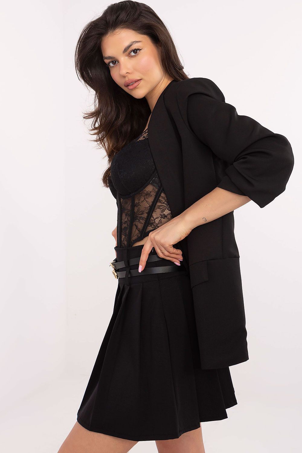 Short skirt model 206340 Italy Moda