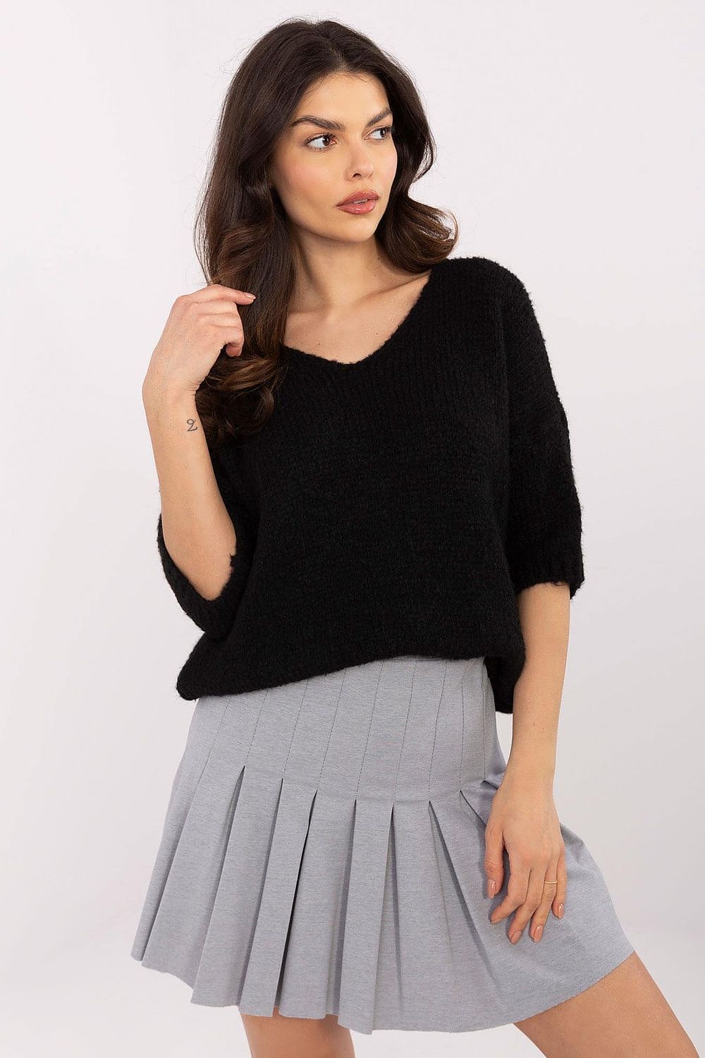 Short sleeve sweater model 208519 Italy Moda