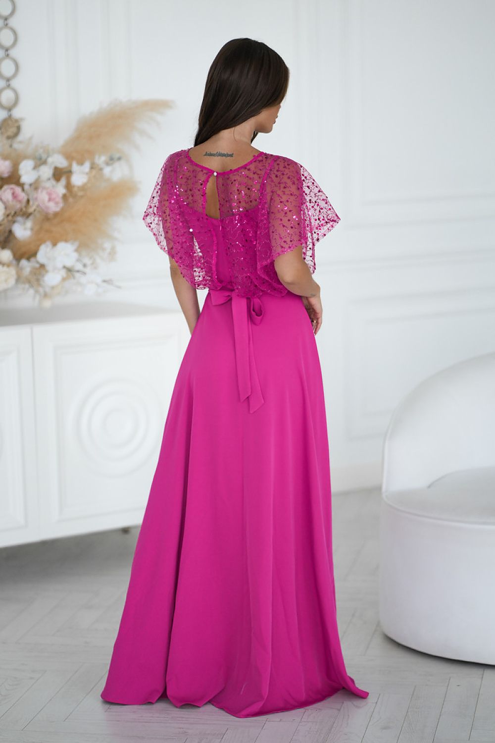 Long dress model 219692 Bicotone