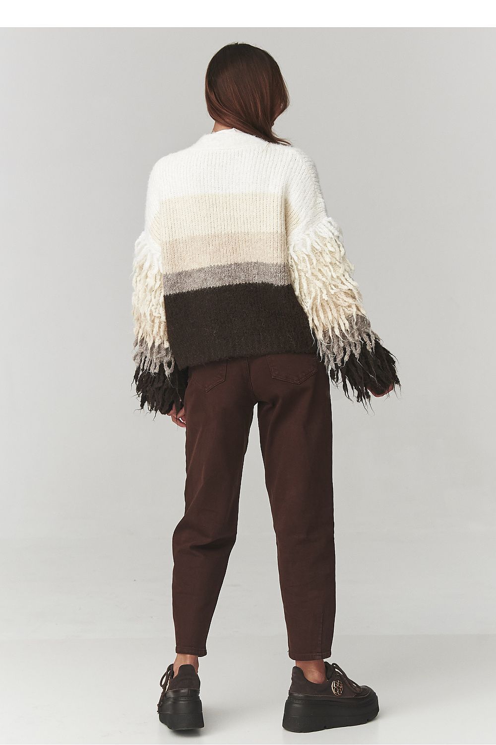 Cardigan model 220771 Makadamia