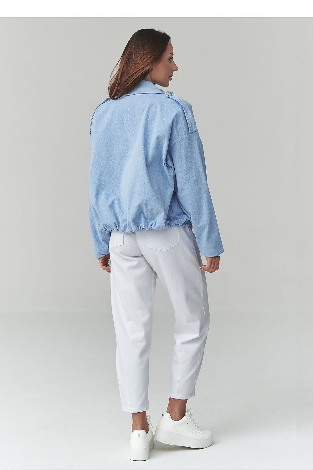 Corduroy jacket model 225694 Makadamia