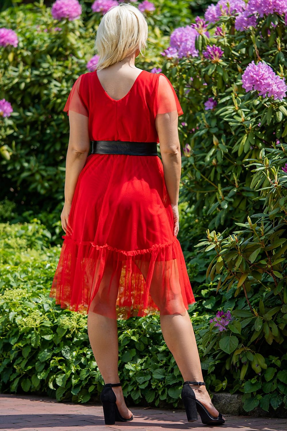 Plus size dress model 183335 Karko