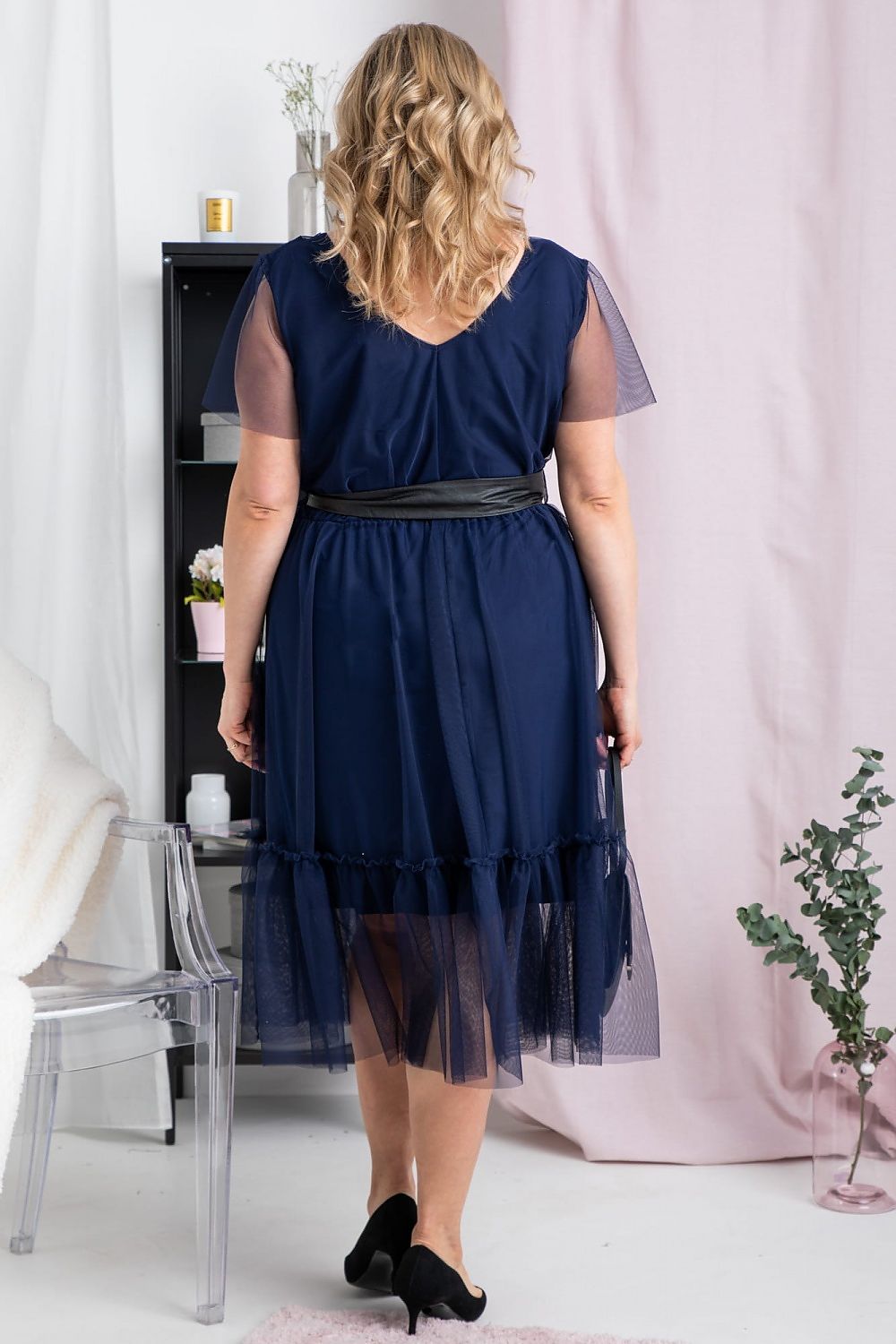 Plus size dress model 183335 Karko