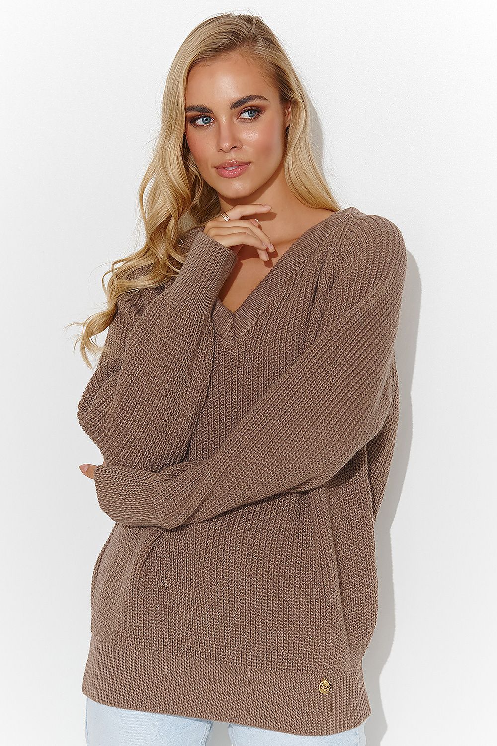 Jumper model 184787 Makadamia