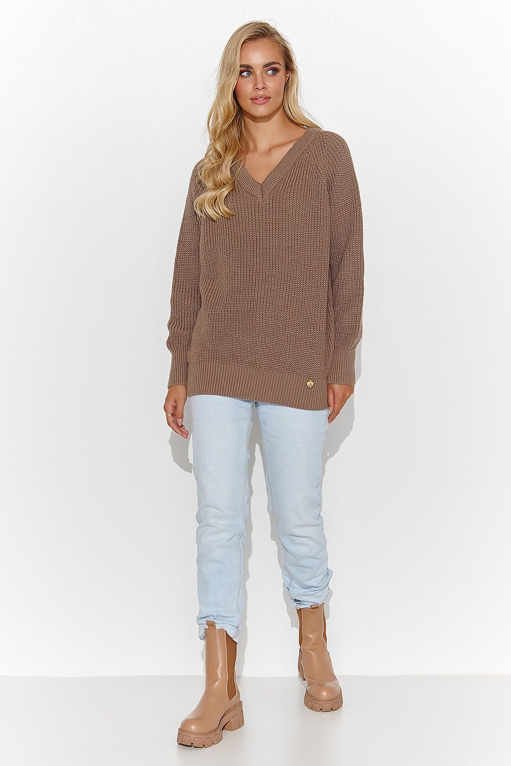 Jumper model 184787 Makadamia