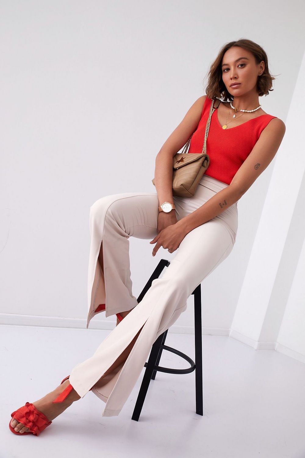 Women trousers model 185025 Fasardi