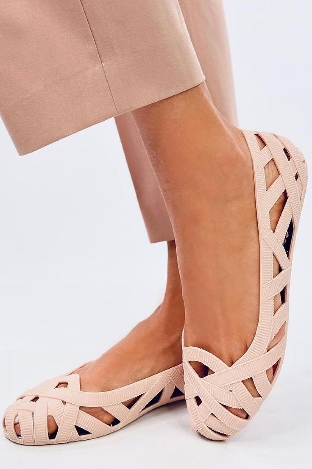  Rubber ballet flats model 195531 Inello 