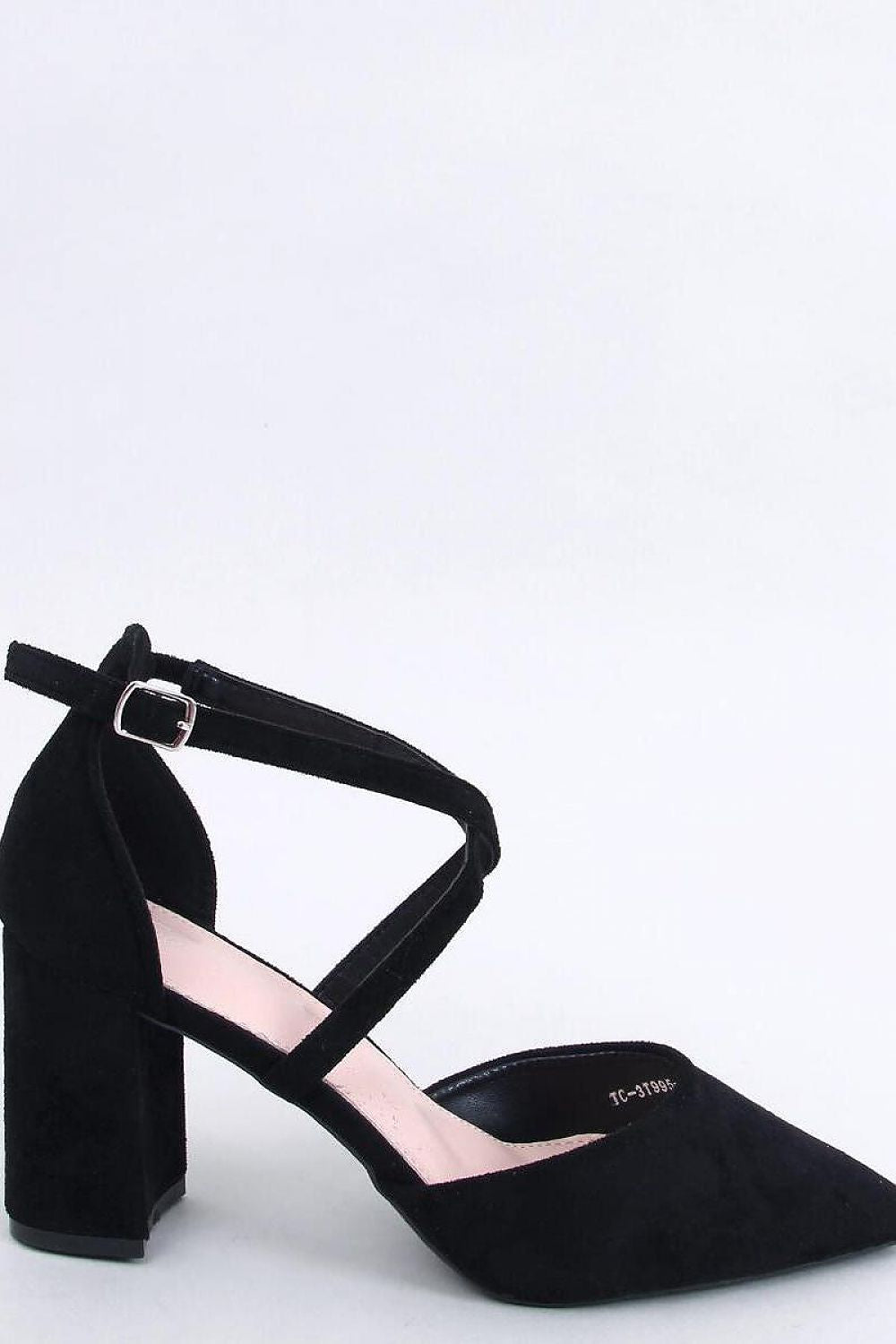   Czółenka ze skrzyżnymi paskami THOISS BLACK - Inello 