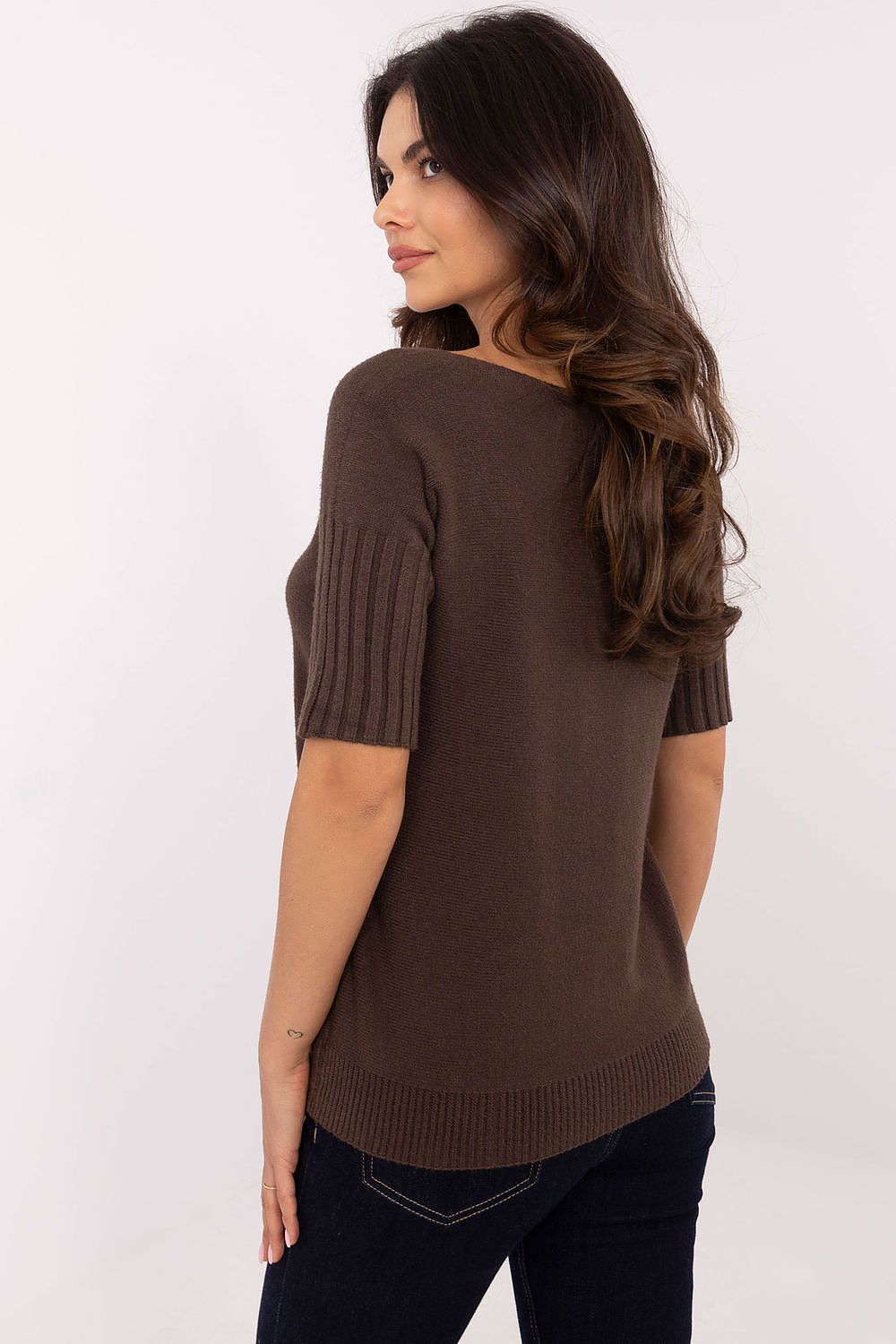 Short sleeve sweater model 203804 Italy Moda 