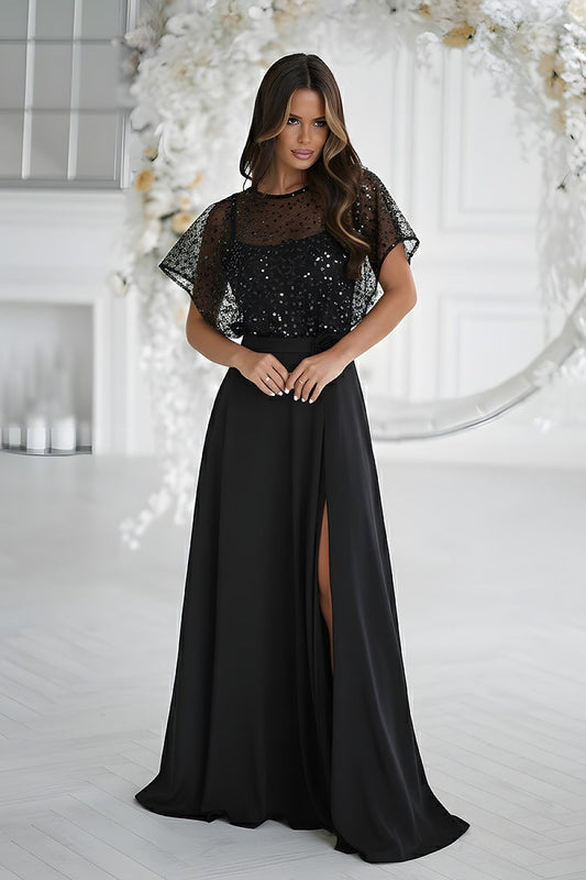  Long dress model 219685 Bicotone 