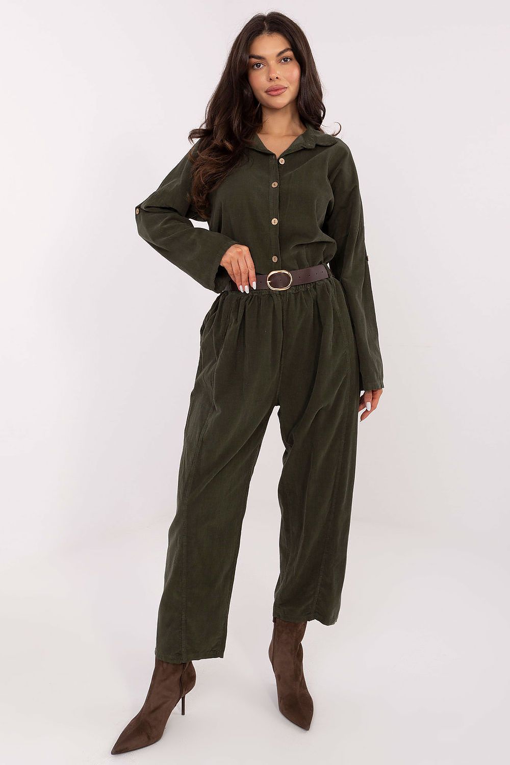  Women trousers model 220817 Italy Moda 