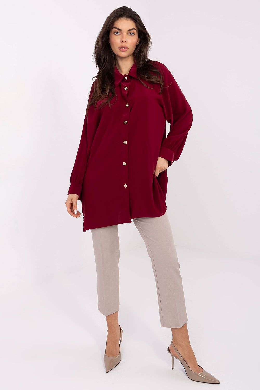 Long sleeve shirt model 221398 Factory Price 