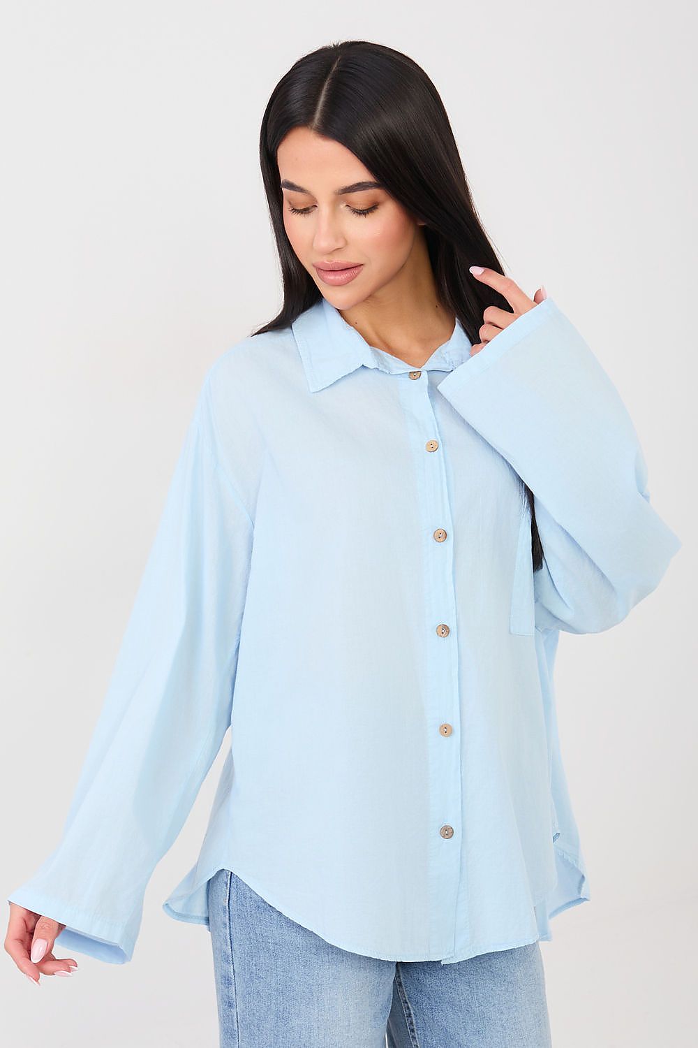  Long sleeve shirt model 223315 Factory Price 