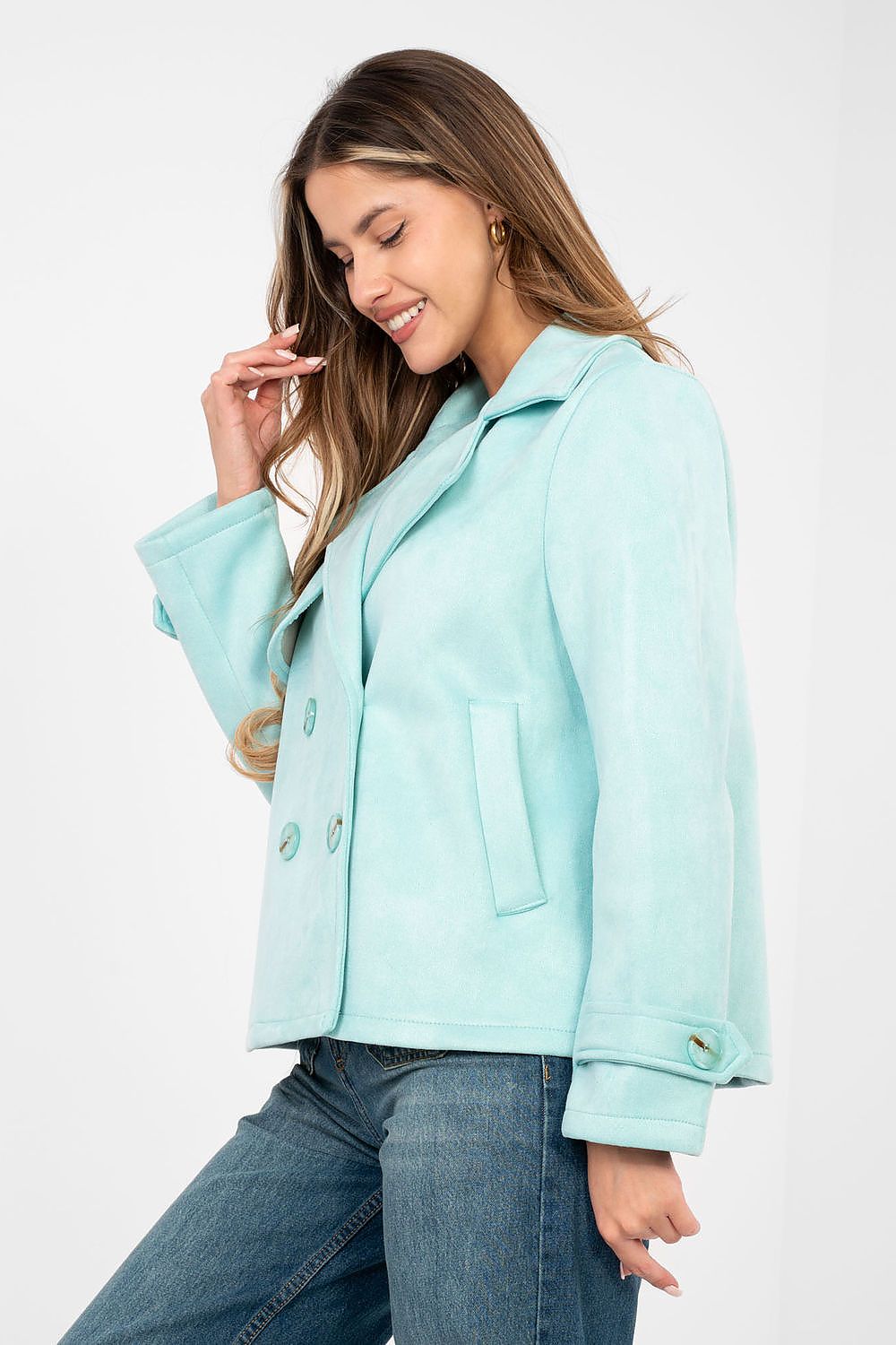  Coat model 224730 Factory Price 