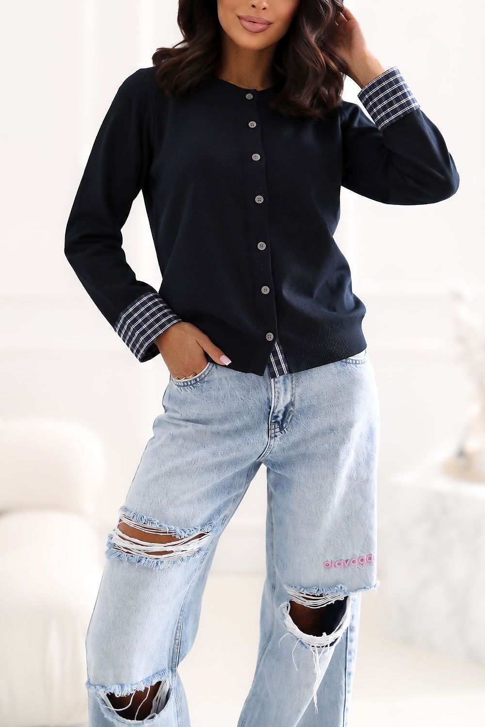  Cardigan model 232277 Factory Price 