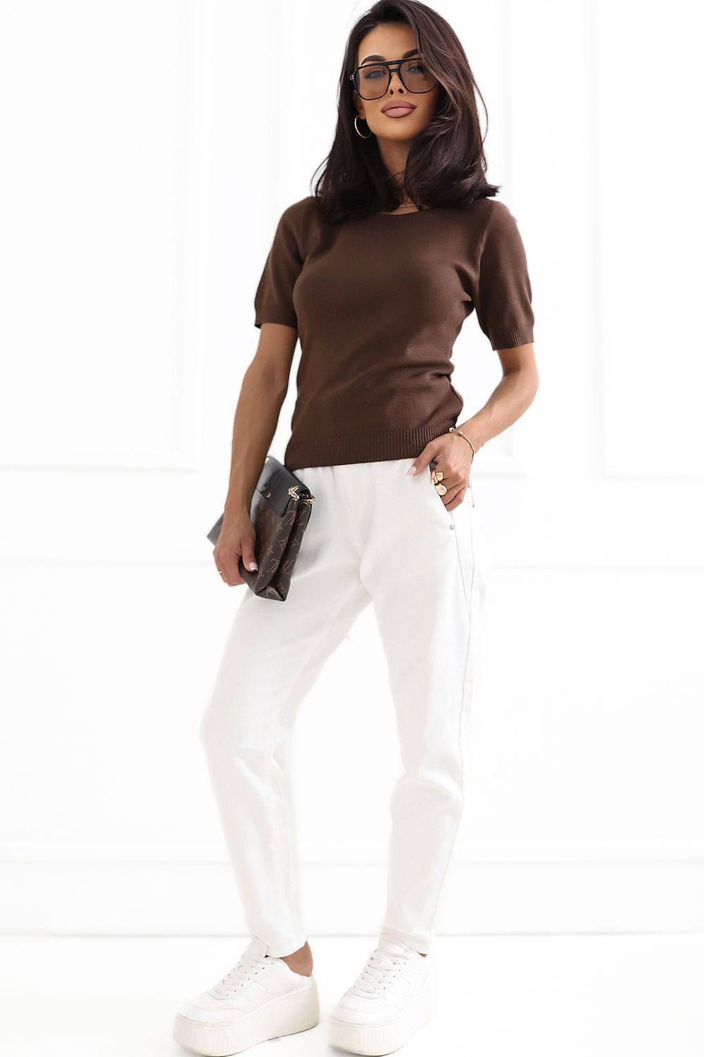  Short sleeve sweater model 232579 Factory Price 