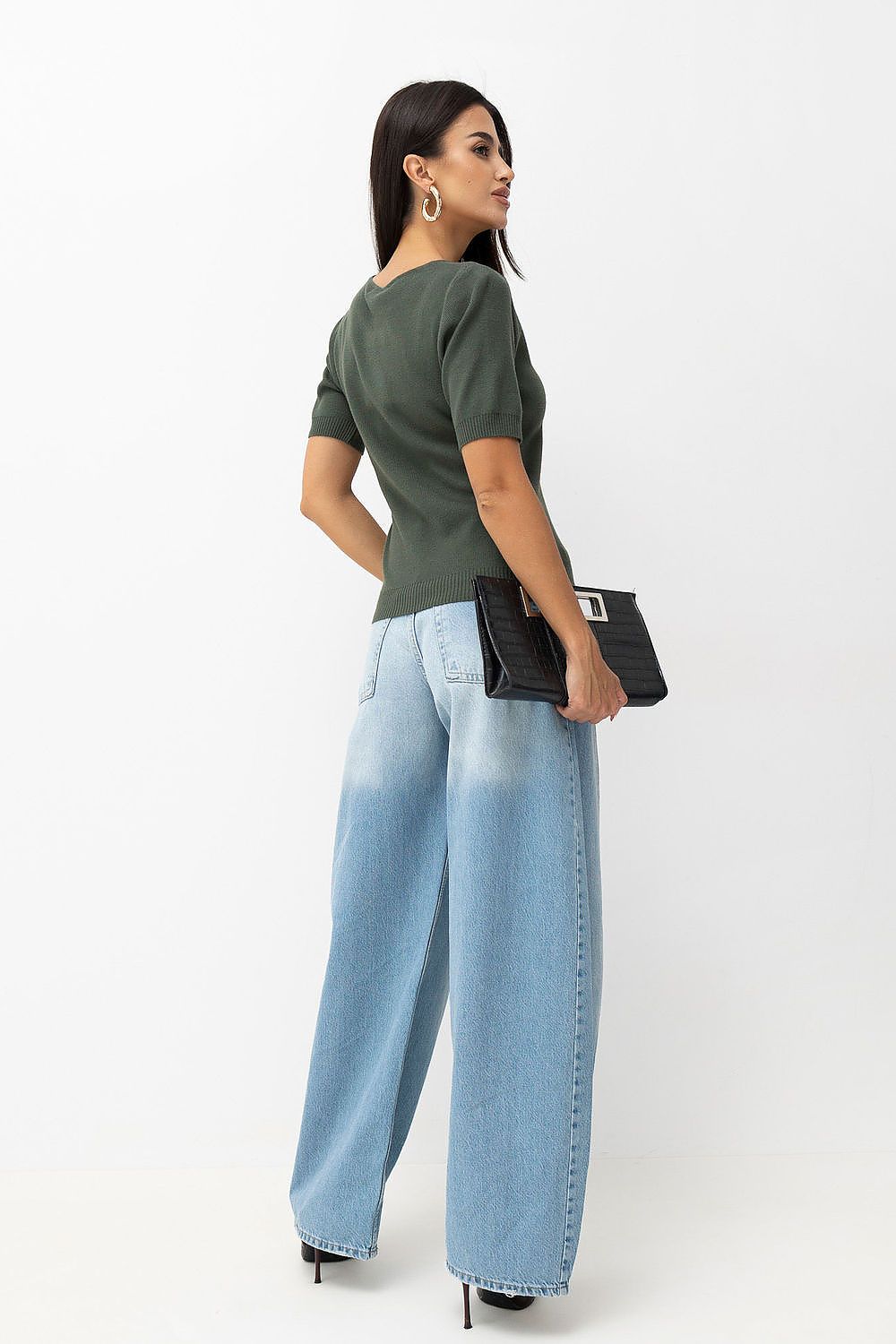  Short sleeve sweater model 232581 Factory Price 