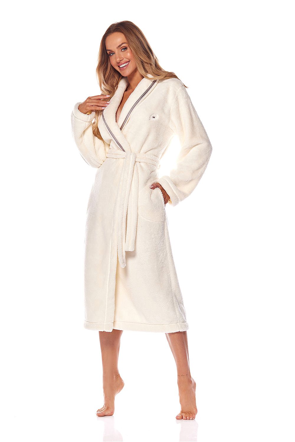  Long bathrobe model 172787 L&L collection 